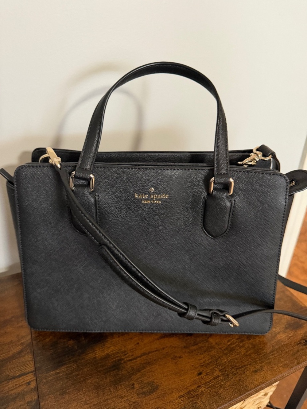 Kate Spade Black Satchel Excellent Condition